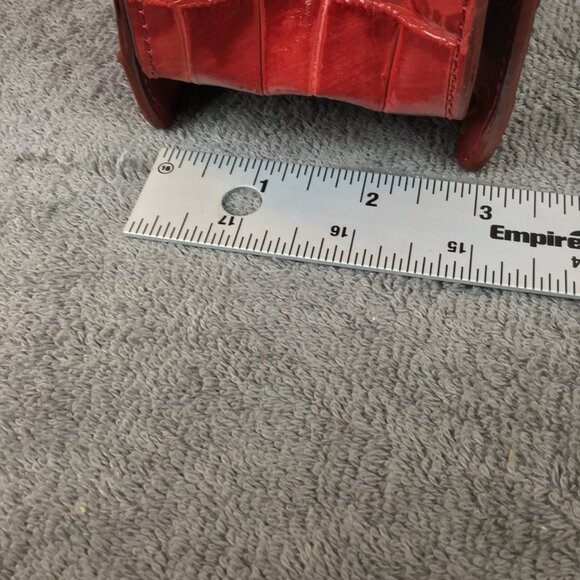 MC Marc Chantal Faux Croc Vegan Satchel Bag with Silver Ornaments EUC - Picture 6 of 9